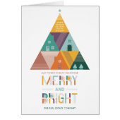 Huishoudens en bomen - Estate vouwbare vakantiekaa (Voorkant)