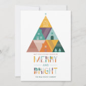 Huishoudens en boomgaarden Real Estate Business Ho Feestdagenkaart (Voorkant)