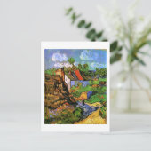 Huishoudens in Auvers Van Gogh Fine Art Briefkaart (Staand voorkant)