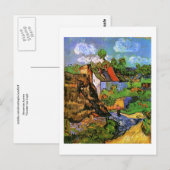 Huishoudens in Auvers Van Gogh Fine Art Briefkaart (Voorkant / Achterkant)