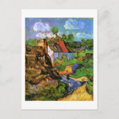 Huishoudens in Auvers Van Gogh Fine Art Briefkaart (Voorkant)
