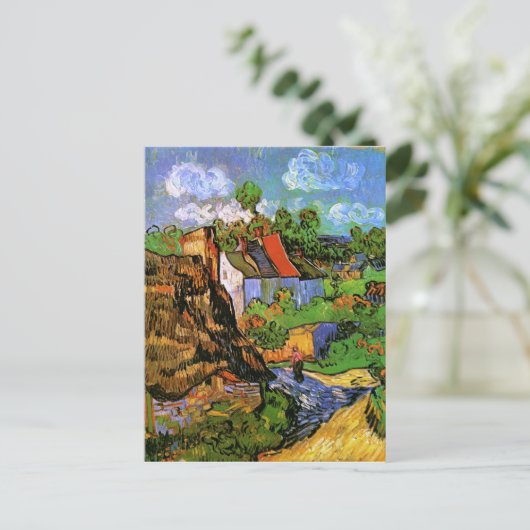 Huishoudens in Auvers Van Gogh Fine Art Briefkaart (Staand voorkant)