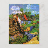 Huishoudens in Auvers Van Gogh Fine Art Briefkaart (Voorkant)