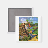 Huishoudens in Auvers Van Gogh Fine Art Magneet (Voorkant / Achterkant)