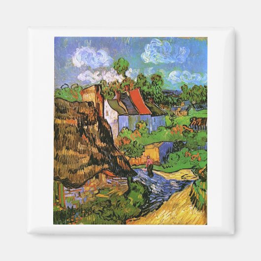 Huishoudens in Auvers Van Gogh Fine Art Magneet (Voorkant)