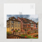 Huishoudens in Colmar, Elzas, Frankrijk Briefkaart (Voorkant / Achterkant)