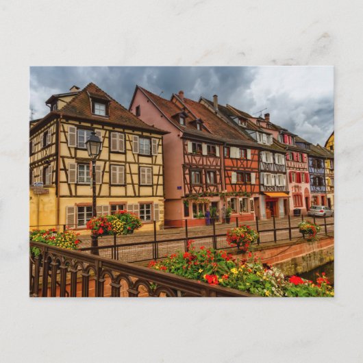 Huishoudens in Colmar, Elzas, Frankrijk Briefkaart (Voorkant)