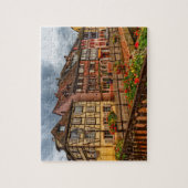 Huishoudens in Colmar, Elzas, Frankrijk Legpuzzel (Verticaal)