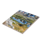 Huishoudens in Groenland Tegeltje (Zijkant)