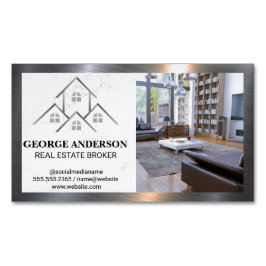 Huishoudens Logo | Binnenlandse Visitekaartje Magnetisch Visitekaartje