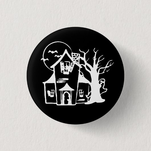 HUISHOUDENS RONDE BUTTON 3,2 CM (Voorkant)