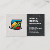 Huishoudens voor onroerend goed | Muurmarmer Visitekaartje (Voorkant)