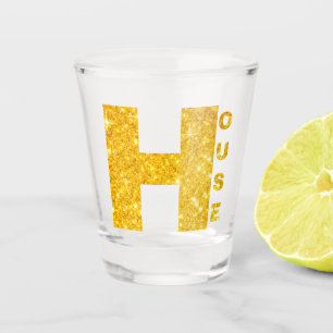 HUISHOUDFONTS Goud & Glitter #1 Shot Glas