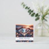 Huishouding Maid Service Schoonmaak Huis Vierkante Visitekaartje (Staand voorkant)