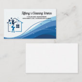 huishouding | Schonere services Visitekaartje (Voorkant / Achterkant)