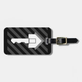 huishoudster bagagelabel (Voorkant horizontaal)