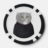 HUISHOUDSTER CAT Poker Chips (Achterkant)