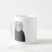 HUISHOUDSTER CAT Witte Mok (Voorkant links)