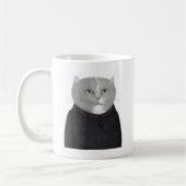 HUISHOUDSTER CAT Witte Mok (Links)