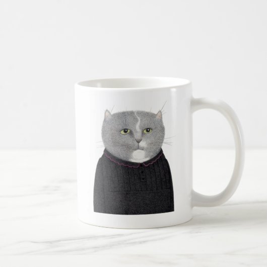 HUISHOUDSTER CAT Witte Mok (Rechts)