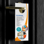 Huishoudster Huis Kantoor Schoonmaak Maid Service Deurhanger