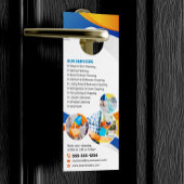 Huishoudster Huis Kantoor Schoonmaak Maid Service Deurhanger