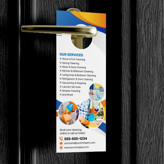 Huishoudster Huis Kantoor Schoonmaak Maid Service Deurhanger