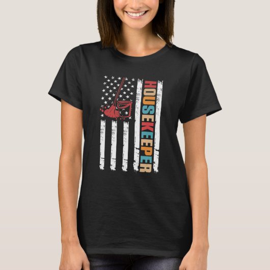 Huishoudster Huishoudhulp Service 2 T-shirt (Voorkant)