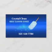 Huishoudster Maid Service Cleaner Visitekaartje (Voorkant)