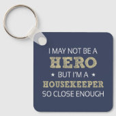 Huishoudster nieuwigheid sleutelhanger (Voorkant)