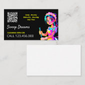 Huishoudster QR Visitekaartje (Voorkant / Achterkant)