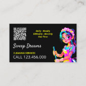 Huishoudster QR Visitekaartje (Voorkant)