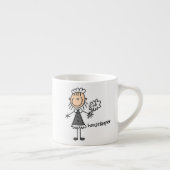Huishoudster Stick Figure Espresso Kop (Rechts)