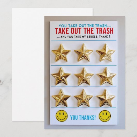 Huishoudtaken Held Kaart (Voorkant / Achterkant)