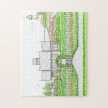 Huisje aan zee puzzel