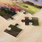 Huisje bij de rivier Puzzel Legpuzzel (Zijkant)