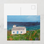 Huisje bij het zee kaart (Voorkant / Achterkant)