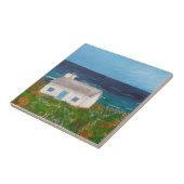 Huisje bij het zee tegeltje (Zijkant)