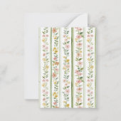 huisje-boompje-beestje zoete bloemen meisje luier  notitiekaartje (Achterkant)