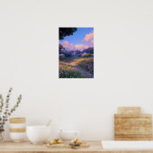 Huisje in Garden Haven Poster (Keuken)