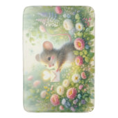 Huisje Muis Liebesbrief Weide Badmat (Voorkant Verticaal)