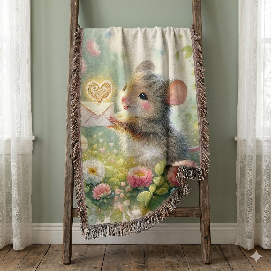 Huisje Muis Liebesbrief Weide Deken