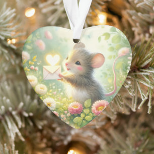 Huisje Muis Liebesbrief Weide Ornament