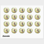 Huisje Muis Liebesbrief Weide Ronde Sticker (Vel)