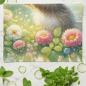 Huisje Muis Liebesbrief Weide Theedoek (Gevouwen)