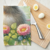 Huisje Muis Liebesbrief Weide Theedoek (Quarter Fold)