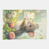 Huisje Muis Liebesbrief Weide Theedoek (Horizontaal)