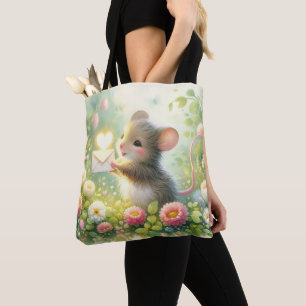 Huisje Muis Liebesbrief Weide Tote Bag
