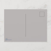 Huisje op de heuvel briefkaart (Achterkant)