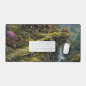 Huisje op de heuvel bureaumat (Keyboard & Muis)